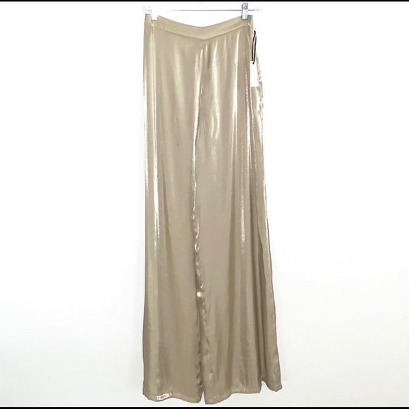 NWT Lovers + Friends Zoey Wide Leg High Waist Pant - Picture 4 of 5